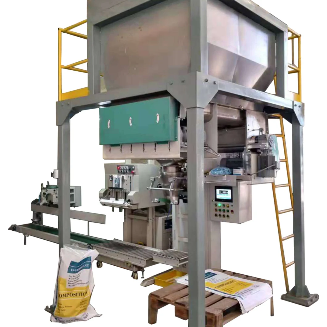 Feed Machinery Wet Material Weighing Packing Scale Machine Suits Fermentation Powder