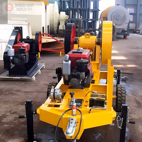 Rock Impact Crusher Portable Mobile Stone Crushing Plant for Mining
