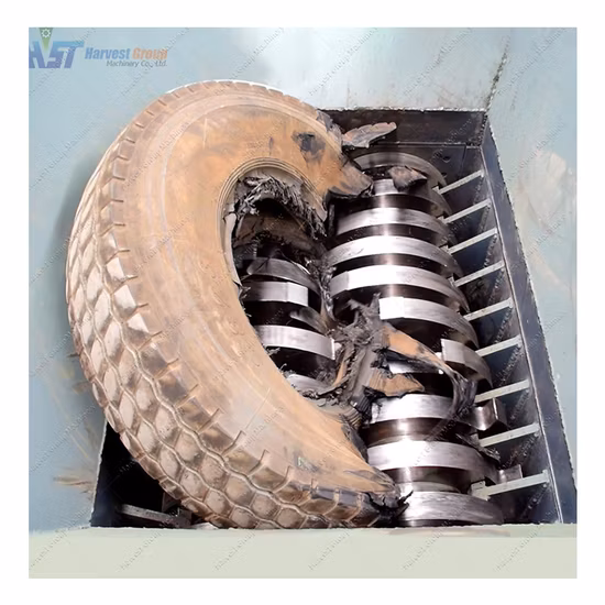 Tire Recycling Factory Tyre Shredder Machine Rubber Crusher Rubber Crumb Plant Tire Recycling Line Tyre Recycling Machine