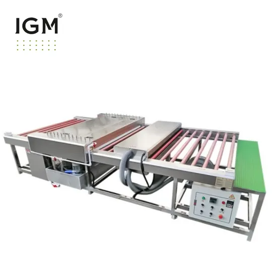 Horizontal Glass Cleaning and Drying Machinery Glass Washer Equipment Glass Washing Machine