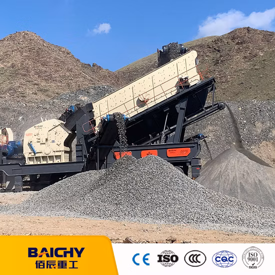 High Capacity Mobile Crusher, Mobile Crusher Plant for Sale, Price for Mobile Crushing Plant