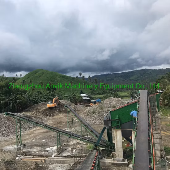30-500tph Stationary Iron/Copper/Gold/Bauxite Ore Crushing Plant Including Installation Service