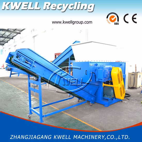 2 Shaft Foam Shredder Machine for Recycling Plastic