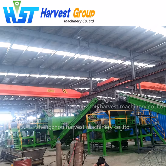 2019 Waste Truck Tyre Crushing System Tyre Recycling Equipment Plant in Europe