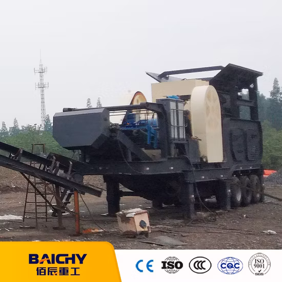 Complete Quarry Crushing Machine, Granite Limestone Gravel Jaw Crusher, Factory Price Aggregate Rock Stone Mobile Crushing Plant