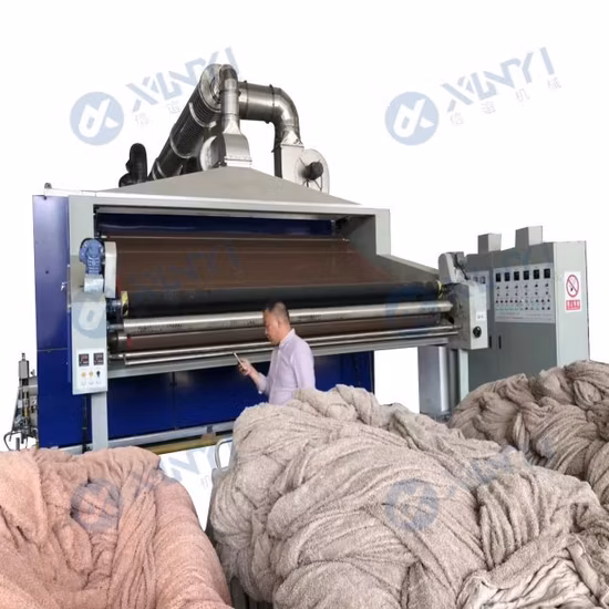 Three-Layer Tensionless Textile Fabric Drying Machine for Knit Fabrics and Woven Fabrics