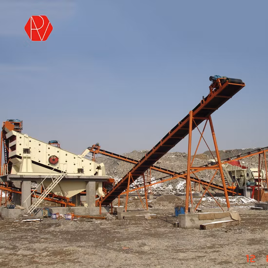 150 Tph Stationary Limestone Impact Crushing Plant